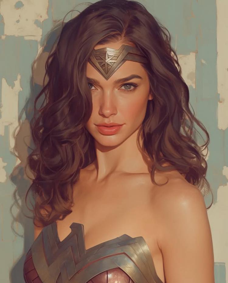 Wonder Woman Portrait (1) Jigsaw Puzzle