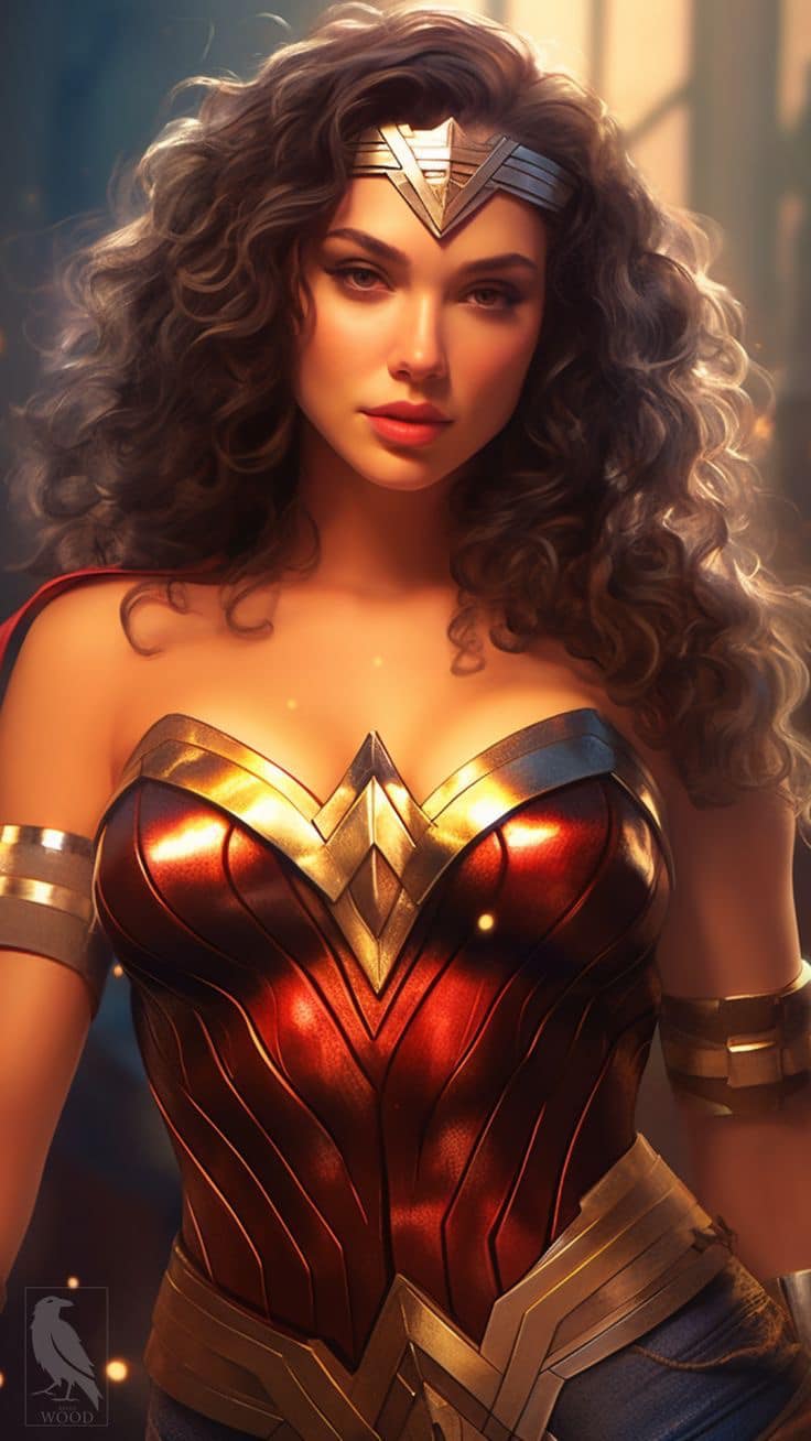 Wonder Woman Portrait (20) Jigsaw Puzzle