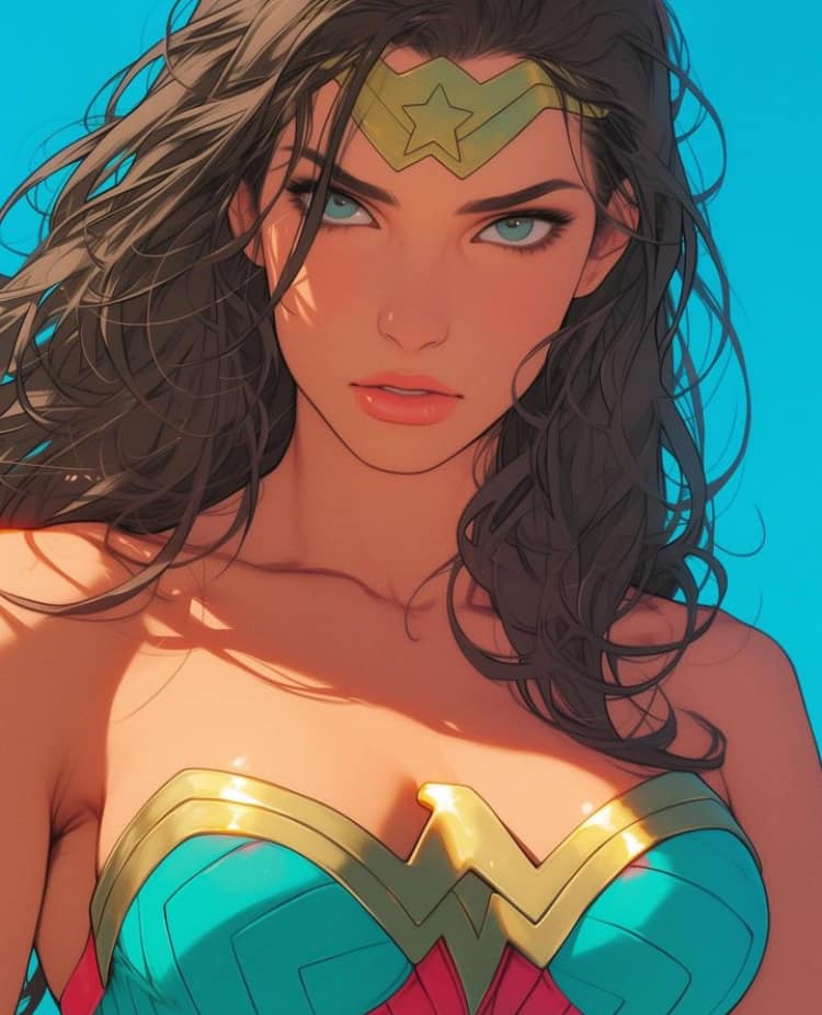 Wonder Woman Portrait (21) Jigsaw Puzzle