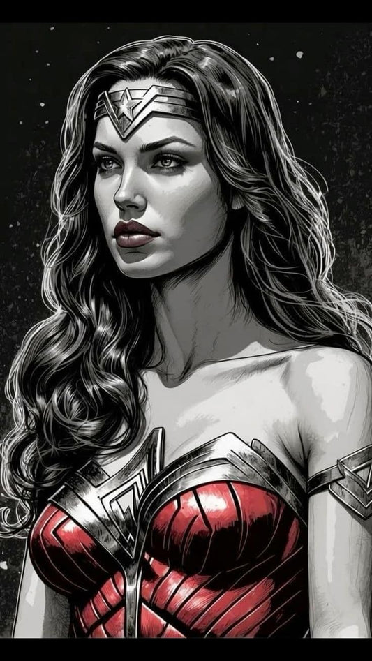 Wonder Woman Portrait (26) Print Poster