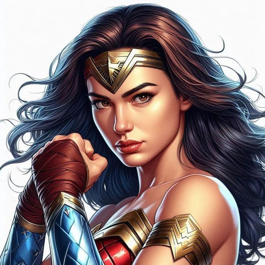 Wonder Woman Portrait (29) Print Poster