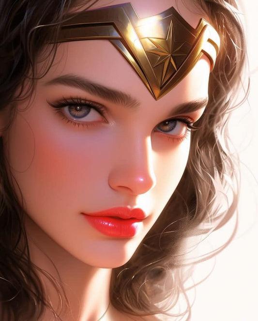Wonder Woman Portrait (31) Print Poster