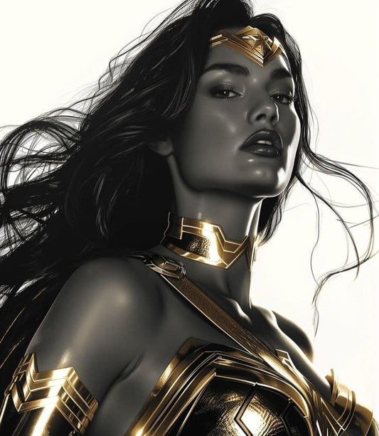 Wonder Woman Portrait (35) Print Poster