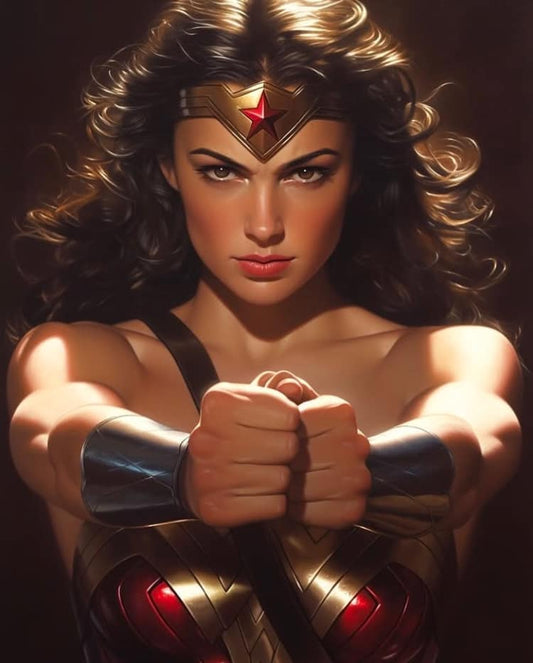 Wonder Woman Portrait (37) Print Poster