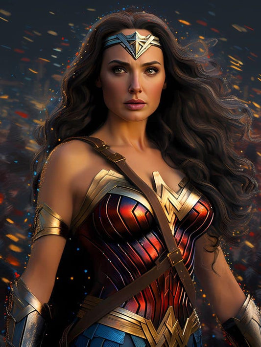 Wonder Woman Portrait (41) Print Poster
