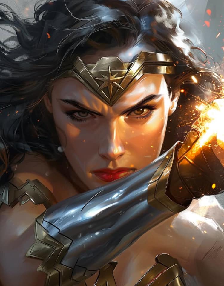 Wonder Woman Portrait (42) Jigsaw Puzzle