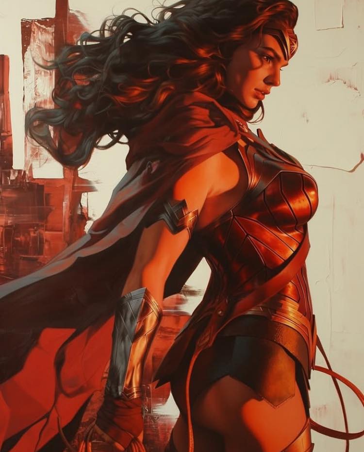 Wonder Woman Portrait (47) Jigsaw Puzzle