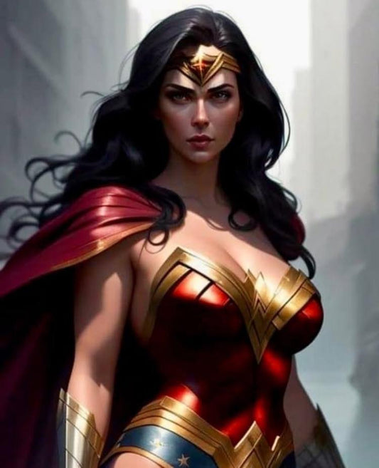 Wonder Woman Portrait (49) Print Poster