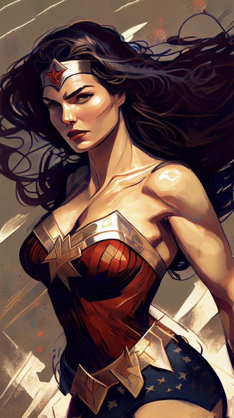 Wonder Woman Portrait (4) Jigsaw Puzzle