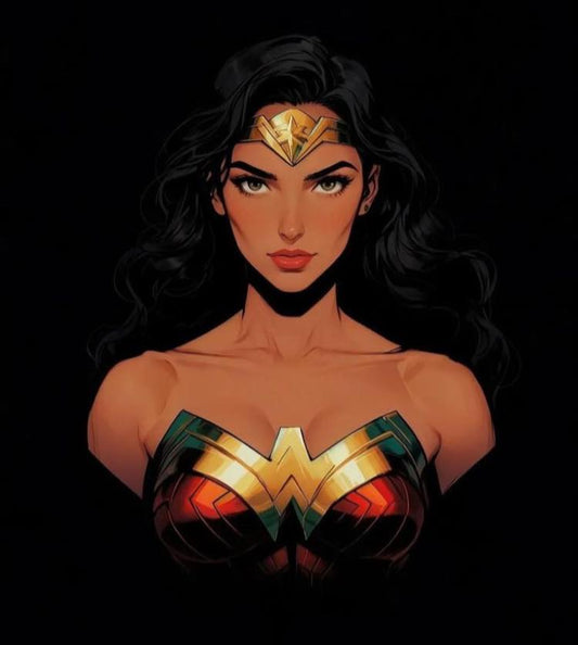 Wonder Woman Portrait (51) Print Poster