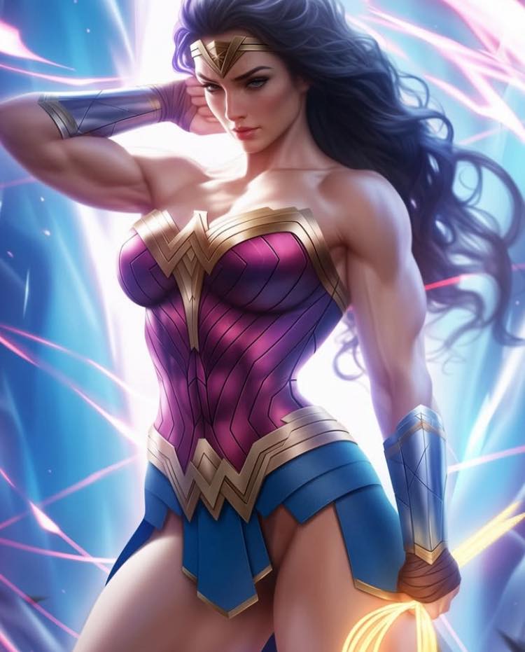Wonder Woman Portrait (52) Print Poster