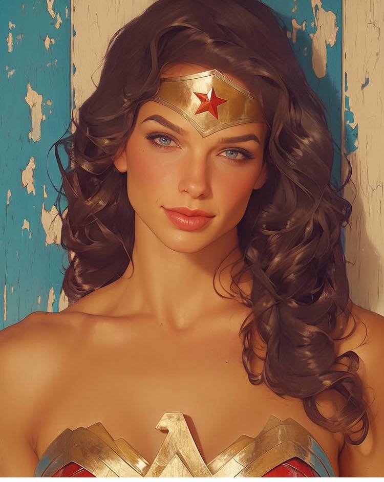 Wonder Woman Portrait (53) Jigsaw Puzzle