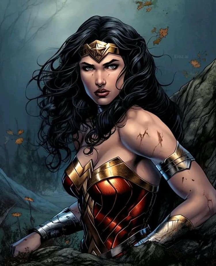 Wonder Woman Portrait (5) Jigsaw Puzzle