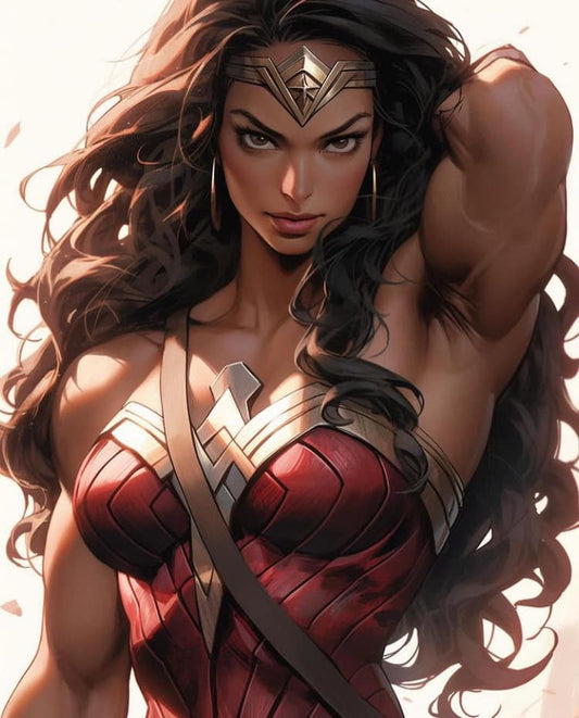 Wonder Woman Portrait (9) Print Poster