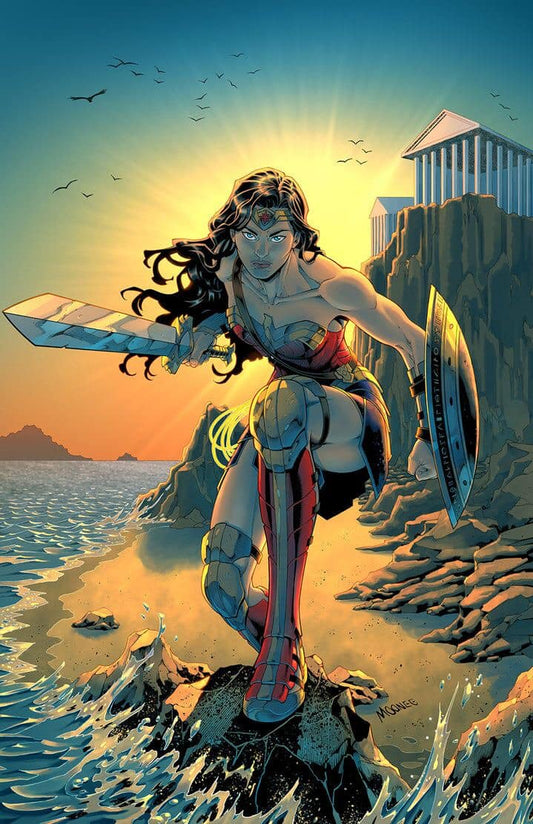 Wonder Woman Seaside Heroics Print Poster