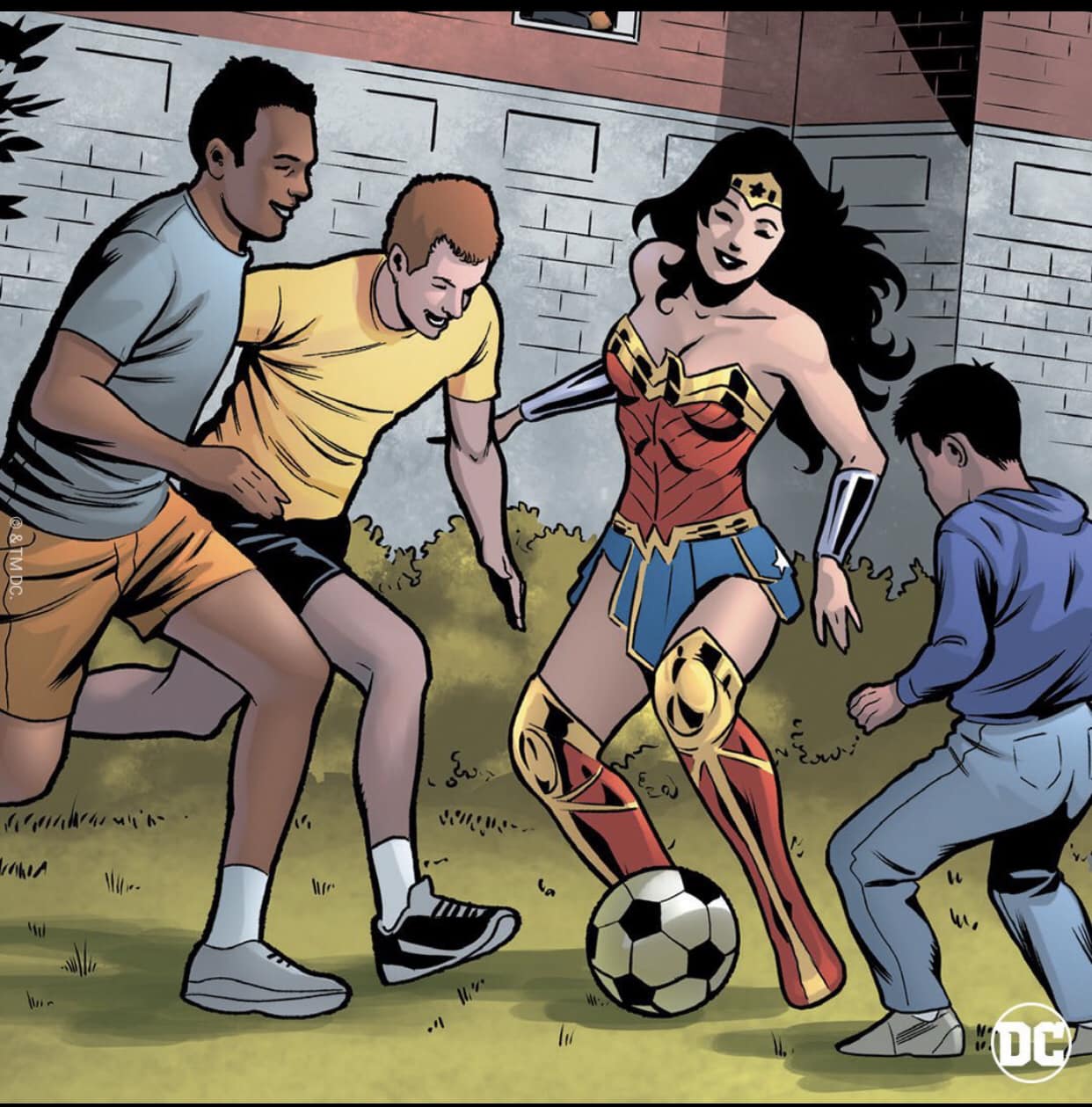 Wonder Woman Soccer Game Jigsaw Puzzle
