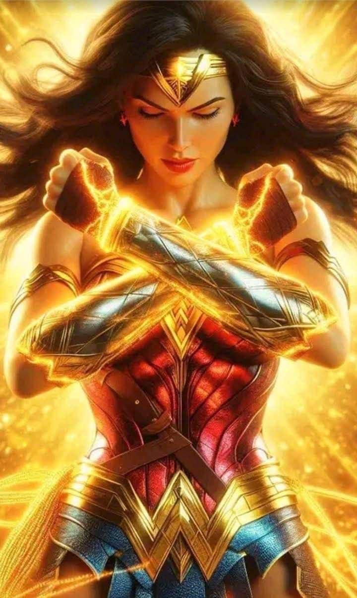 Wonder Woman Superhero Action Print Poster