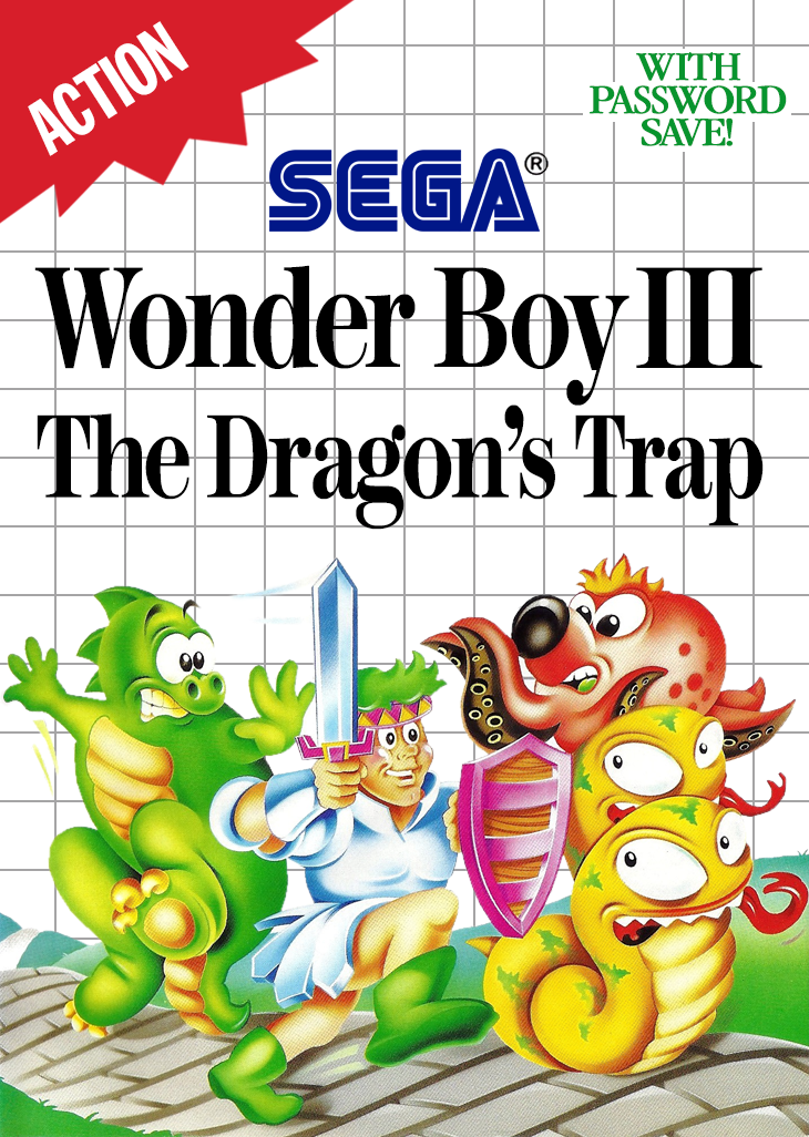 Wonder Boy Iii The Dragon'S Trap Sega Master System Print Poster