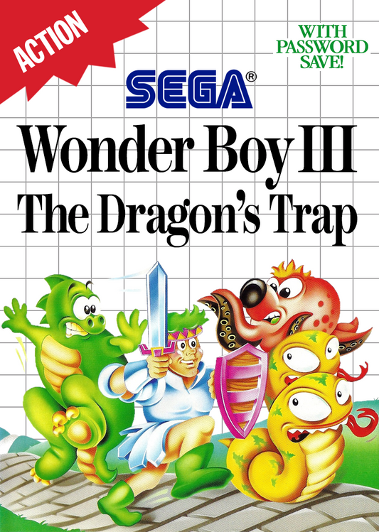 Wonder Boy Iii The Dragon'S Trap Sega Master System Print Poster