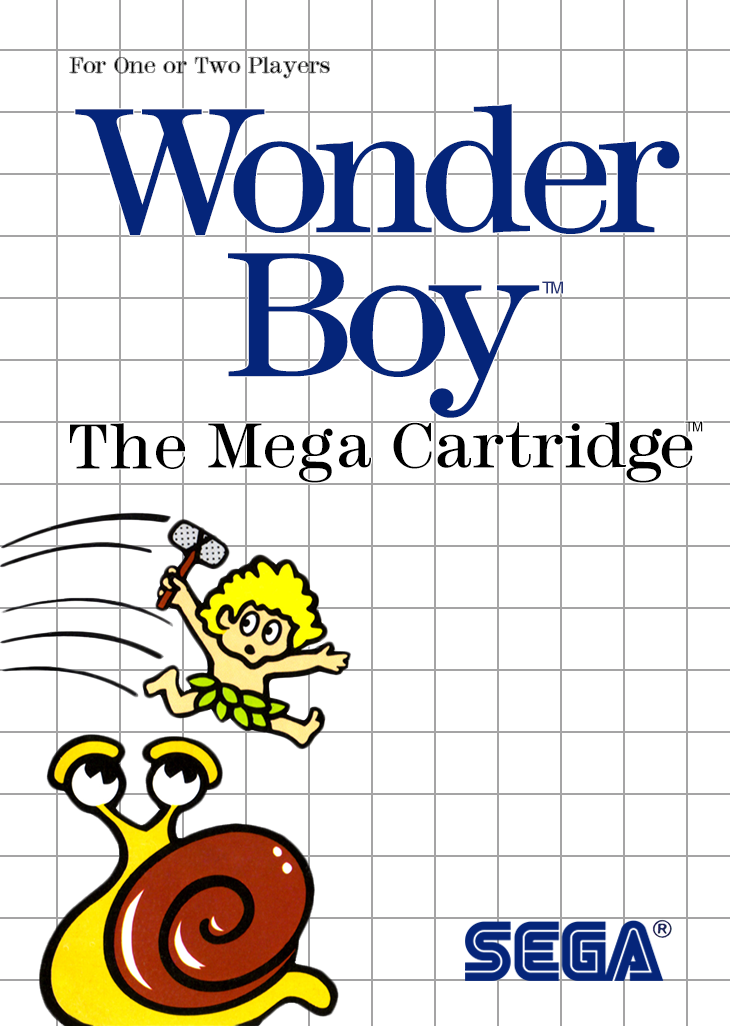 Wonder Boy Sega Master System Print Poster