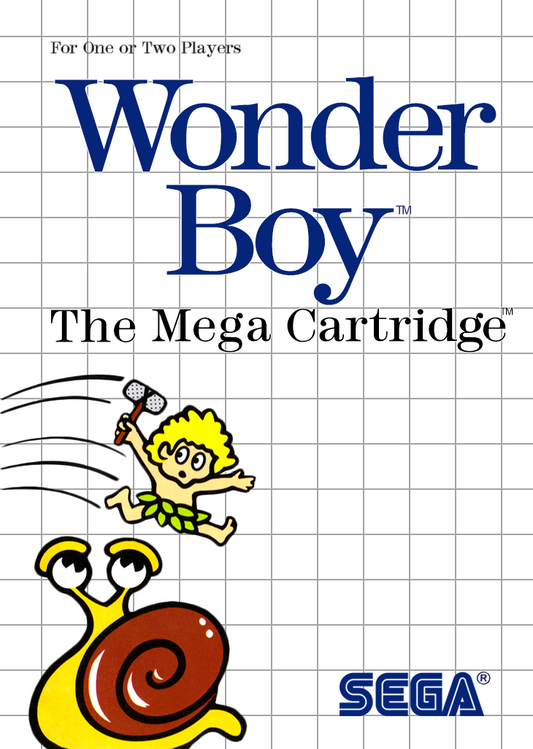 Wonder Boy Sega Master System Print Poster