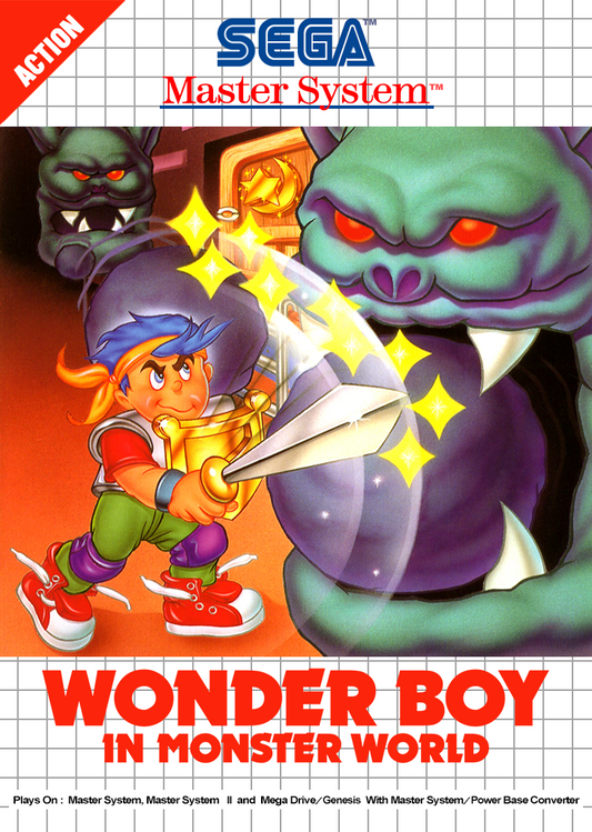 Wonder Boy In Monster World Sega Master System Print Poster