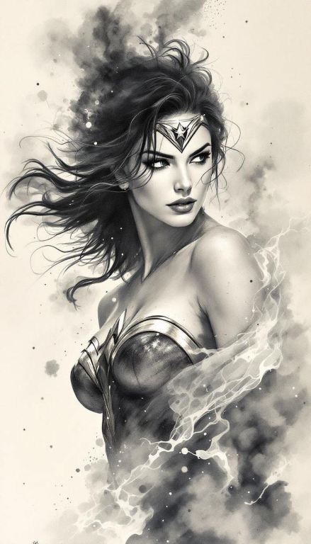 Wonder Woman Dynamic Portrait 2047 Keychain