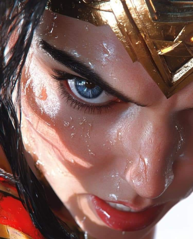 Wonder Woman Focused 872 Print Poster