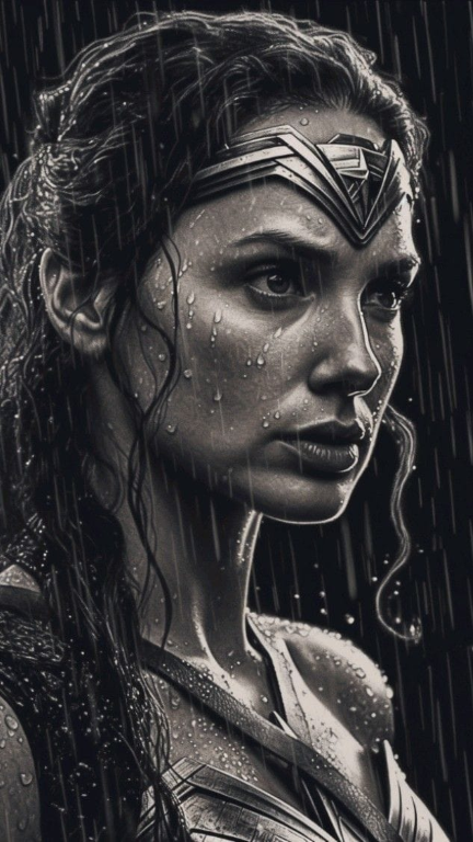 Wonder Woman Rain 285 Jigsaw Puzzle