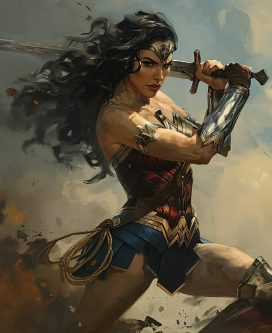 Wonder Woman Sword Armor 7543 Magnet