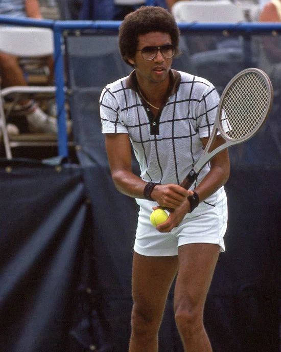 World Champion Tennis Player Arthur Ashe Glossy Photo Print Poster 2