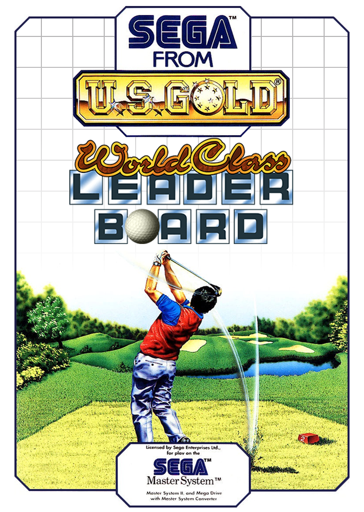 World Class Leader Board Sega Master System Print Poster