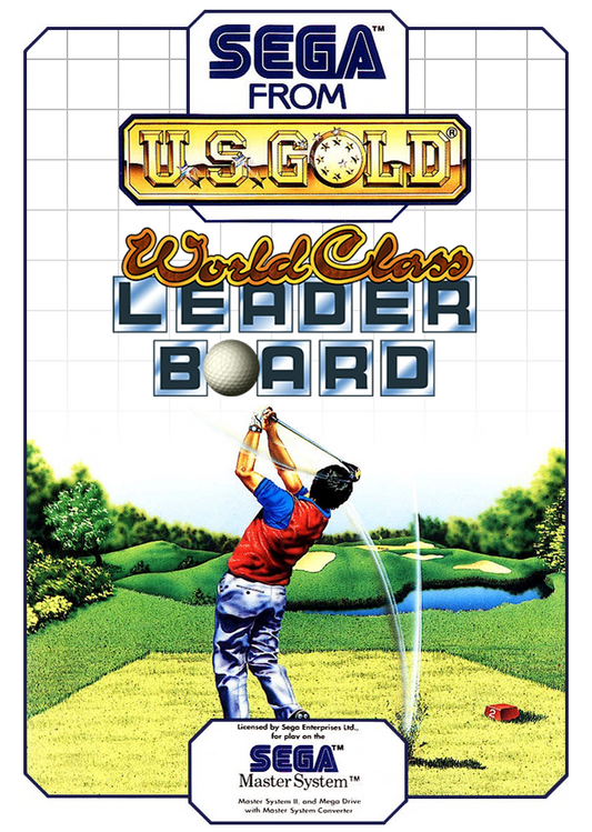 World Class Leader Board Sega Master System Print Poster