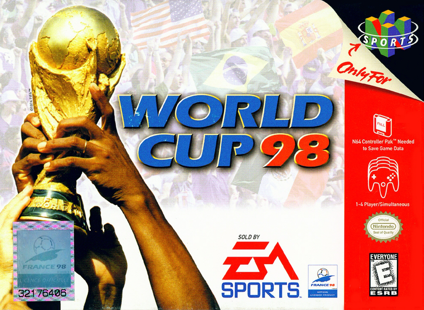 World Cup 98 N64 Print Poster
