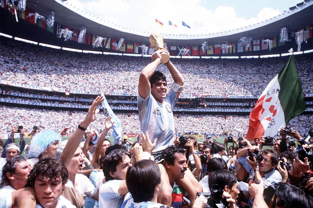 World Cup Champions 1986 Argentina Vintage Sport Wall Art Home Poster