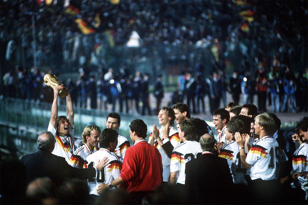World Cup Champions 1990 West Germany Vintage Wall Art Home Poster