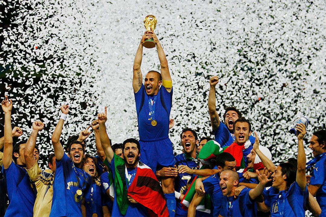 World Cup Champions 2006 Italy Vintage Sport Keychain