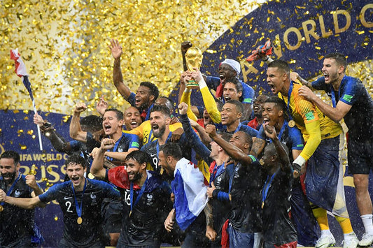 World Cup Champions 2018 France Vintage Sport Wall Art Home Poster