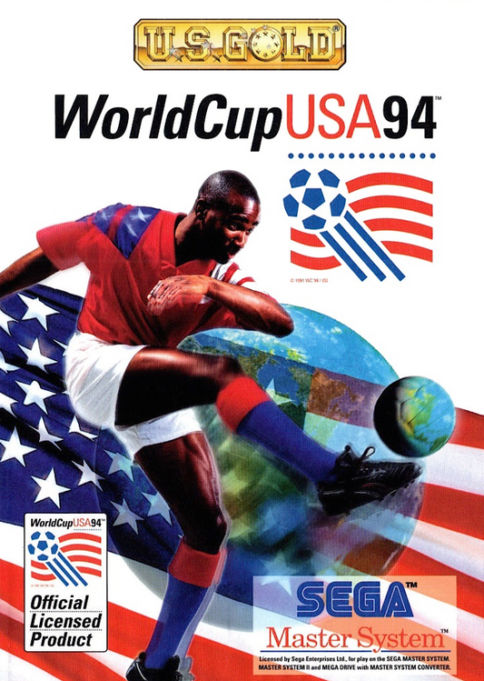World Cup Usa 94 Sega Master System Print Poster