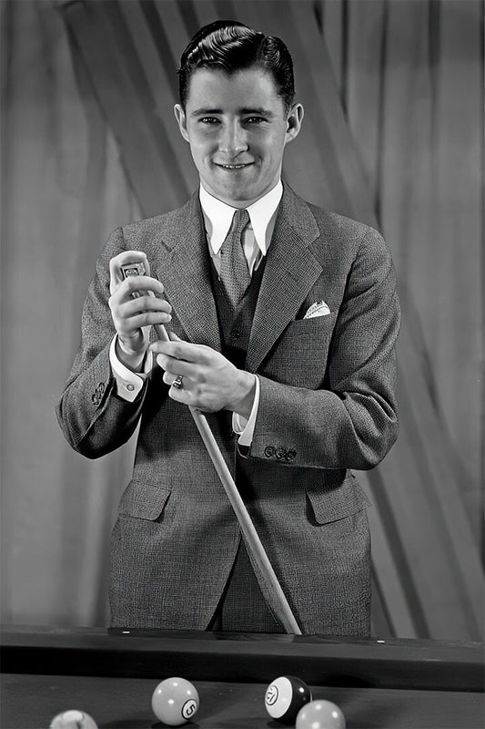 World Pocket Billiards Champion Willie Mosconi Paul Wall Decor Jigsaw Puzzle