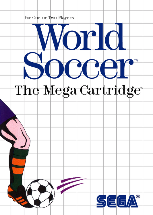 World Soccer Sega Master System Print Poster