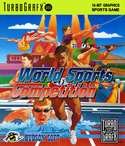 World Sports Competition Turbografx 16 Print Poster