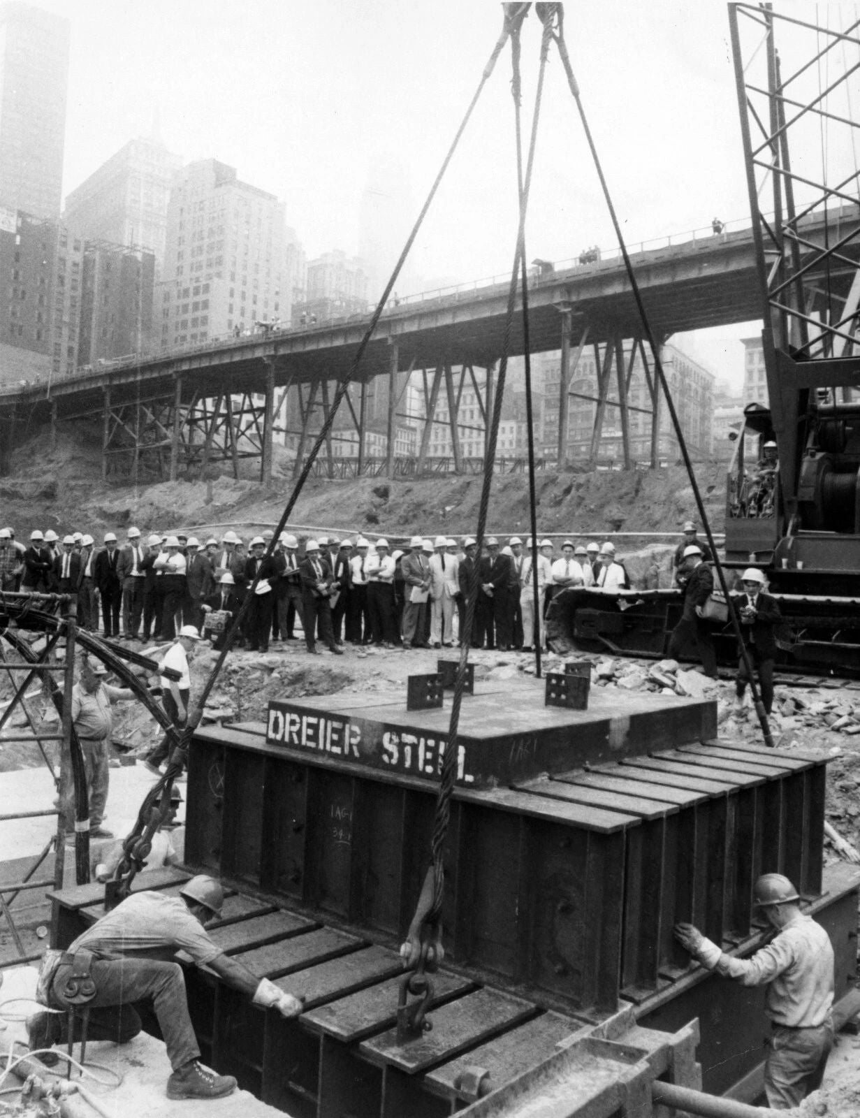 World Trade Center New York Under Construction 1969 300 Piece Jigsaw Puzzle