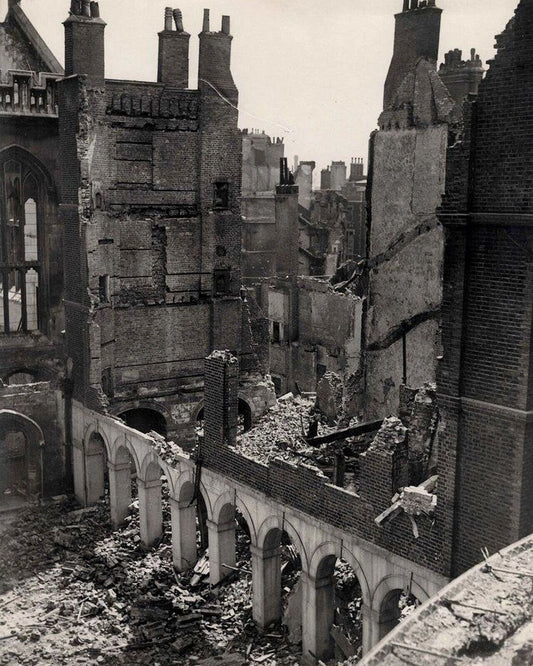 World War 2 Ww2 History The Ruins Of London Blitz Poster Photo