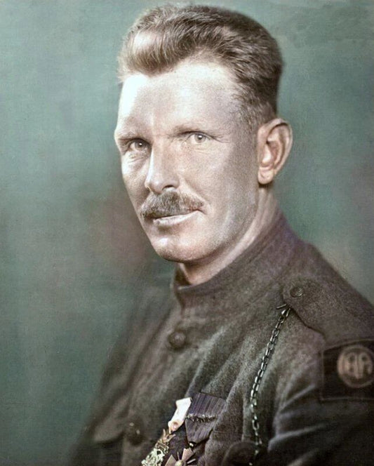 World War Hero Sgt Alvin York Colorized Classic History Magnet Magnet