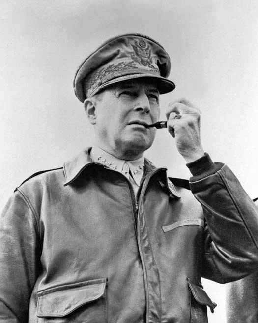 World War Ii General Douglas Macarthur Glossy Photo Military Print Poster