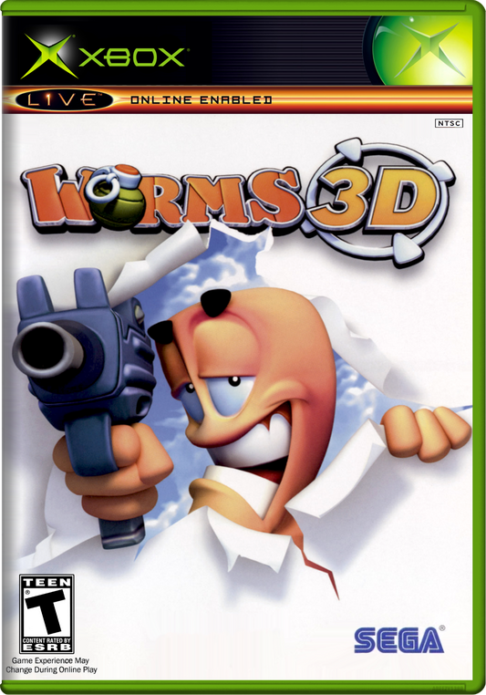 Worms 3D Xbox Print Poster