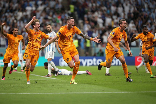 Wout Weghorst Goal Celebration Netherlands Fans Jigsaw Puzzle