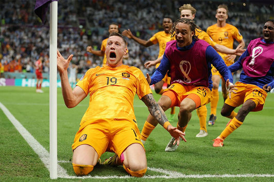 Wout Weghorst Goal Celebration Netherlands Sport Jigsaw Puzzle