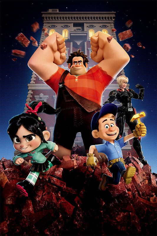 Wreck It Ralph Action Animation Movie Wall Art Home Decor Poster